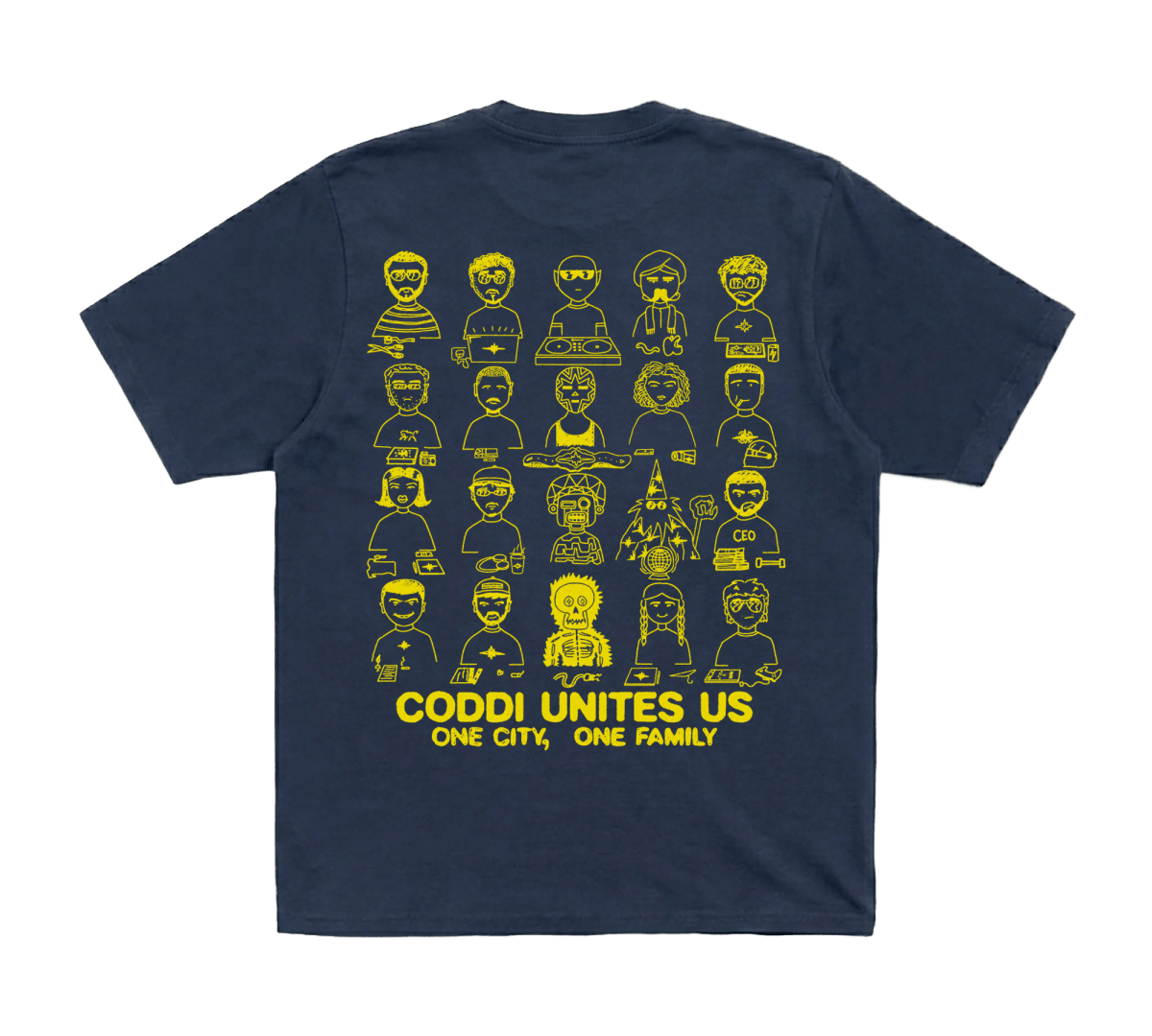 CODDIFAM NAVY TEE - CODDIWOMPLE