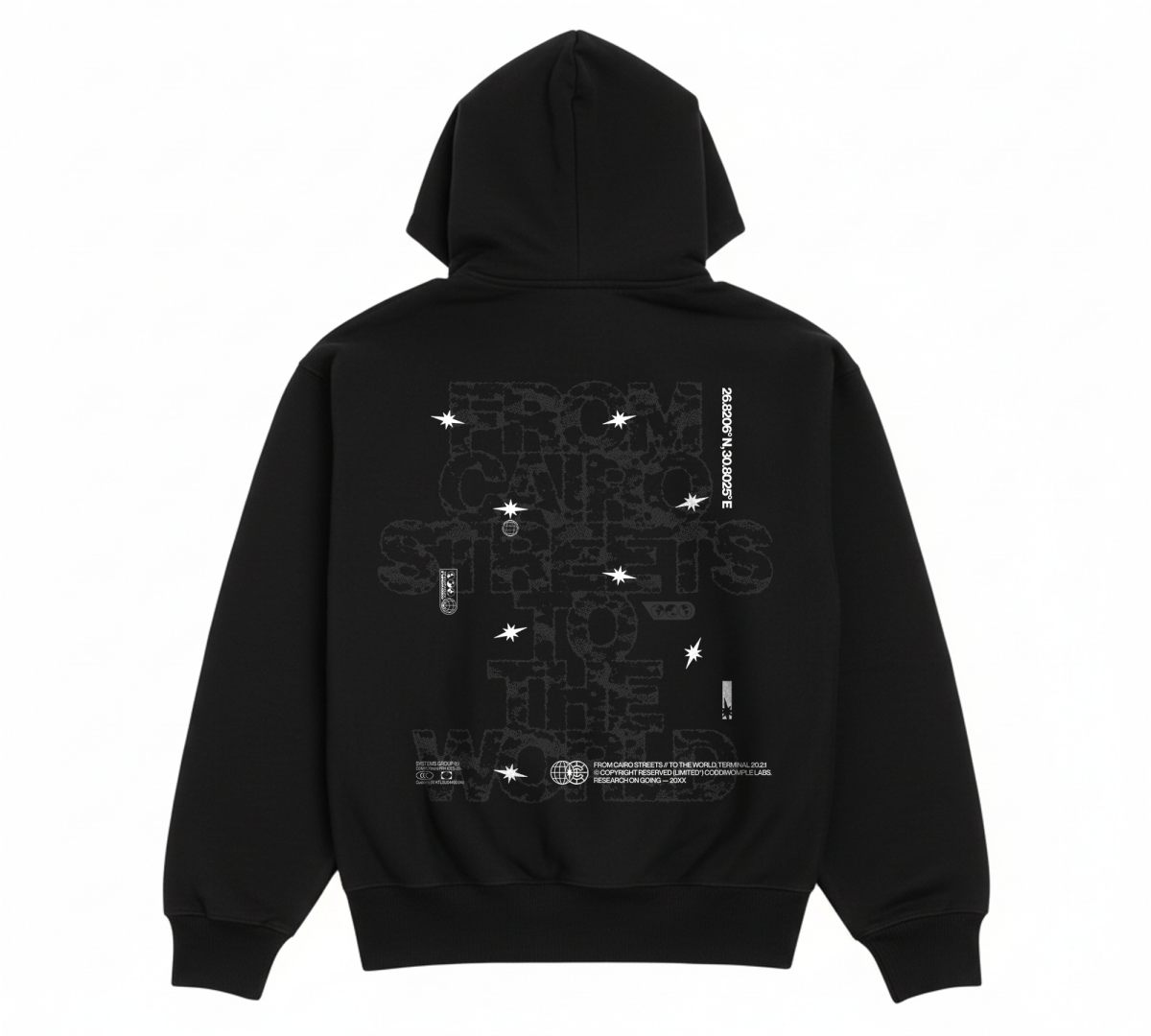CODDILABS BLACK HOODIE - CODDIWOMPLE