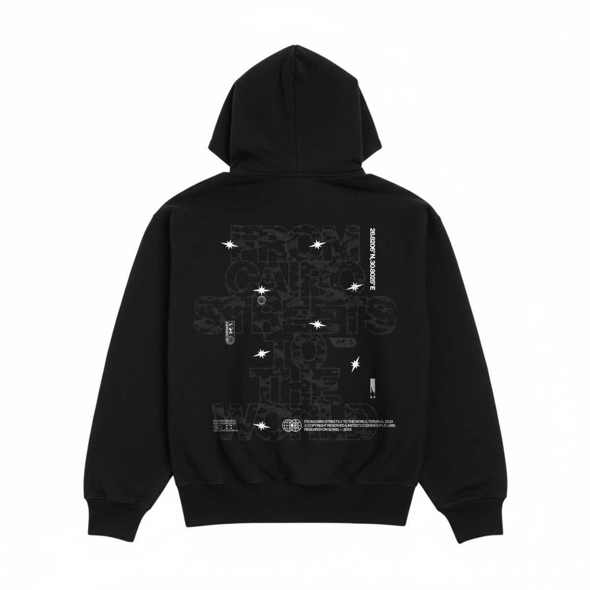 CODDILABS BLACK HOODIE - CODDIWOMPLE
