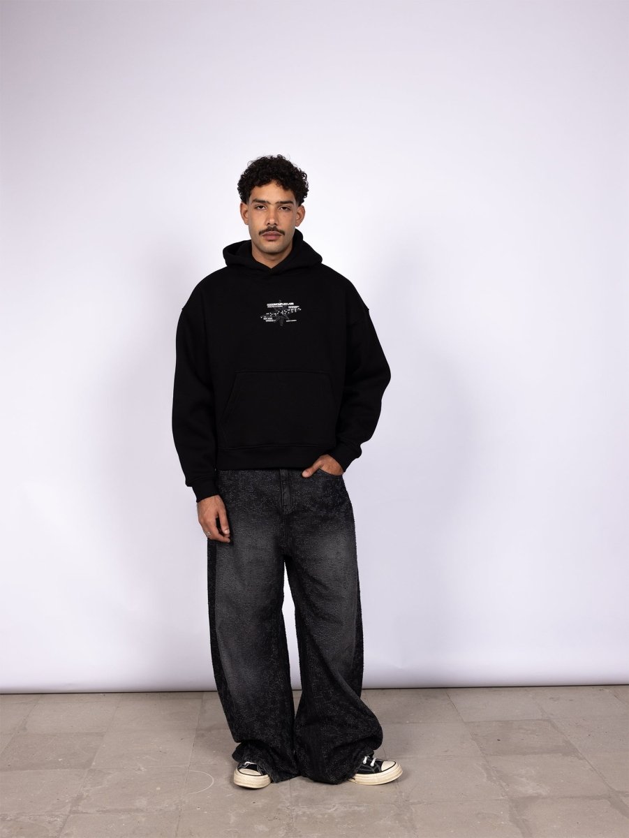CODDILABS BLACK HOODIE - CODDIWOMPLE