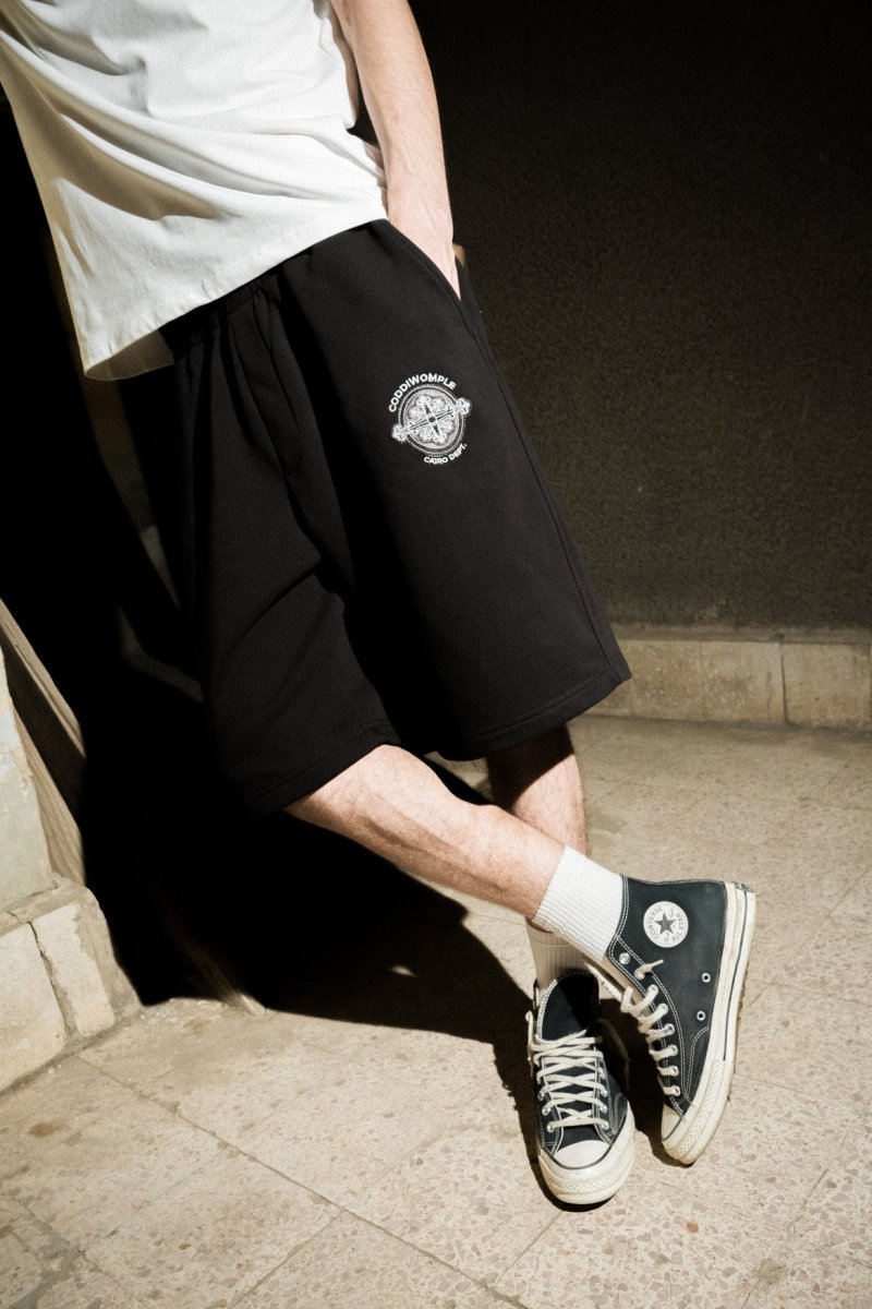 CODDIMETAL BLACK MEGA SHORTS - CODDIWOMPLE
