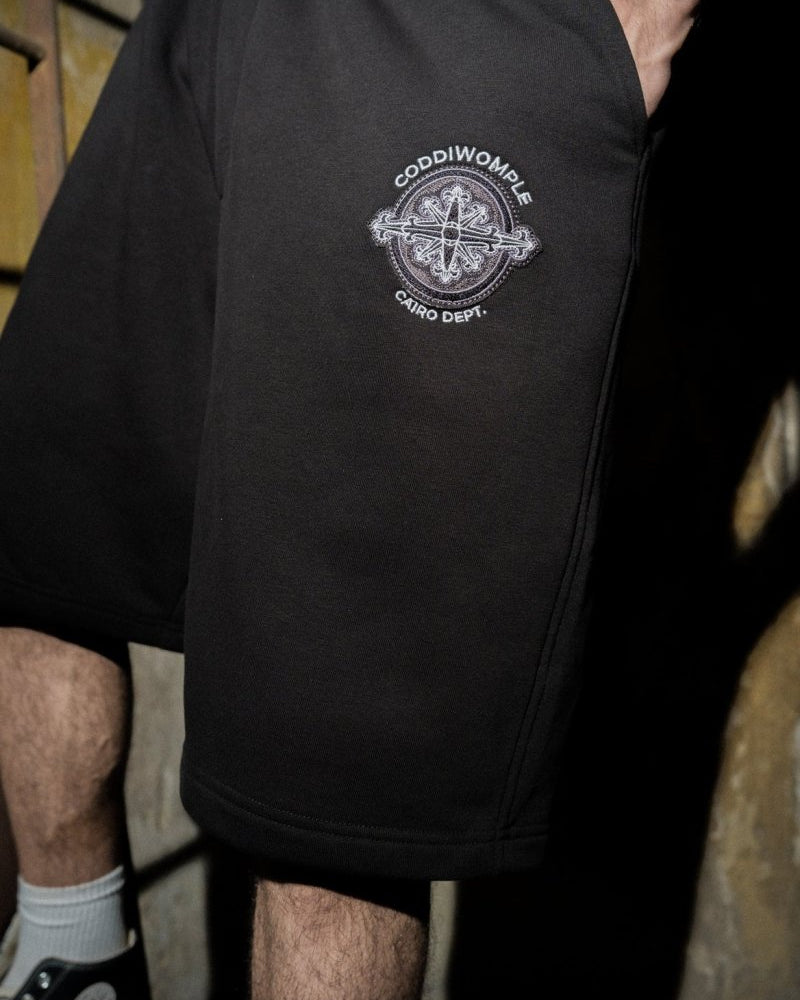 CODDIMETAL BLACK MEGA SHORTS - CODDIWOMPLE