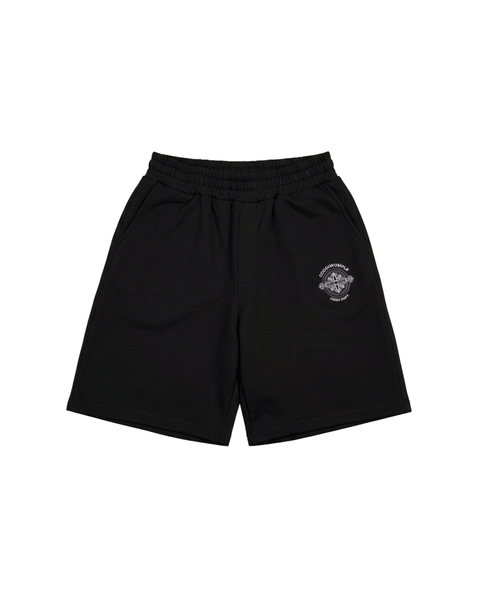 CODDIMETAL BLACK MEGA SHORTS - CODDIWOMPLE