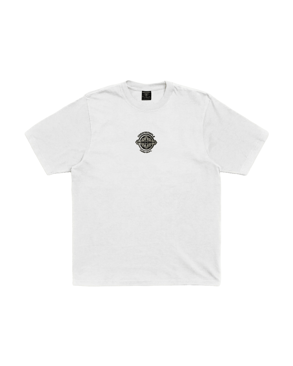 CODDIMETAL WHITE TEE - CODDIWOMPLE