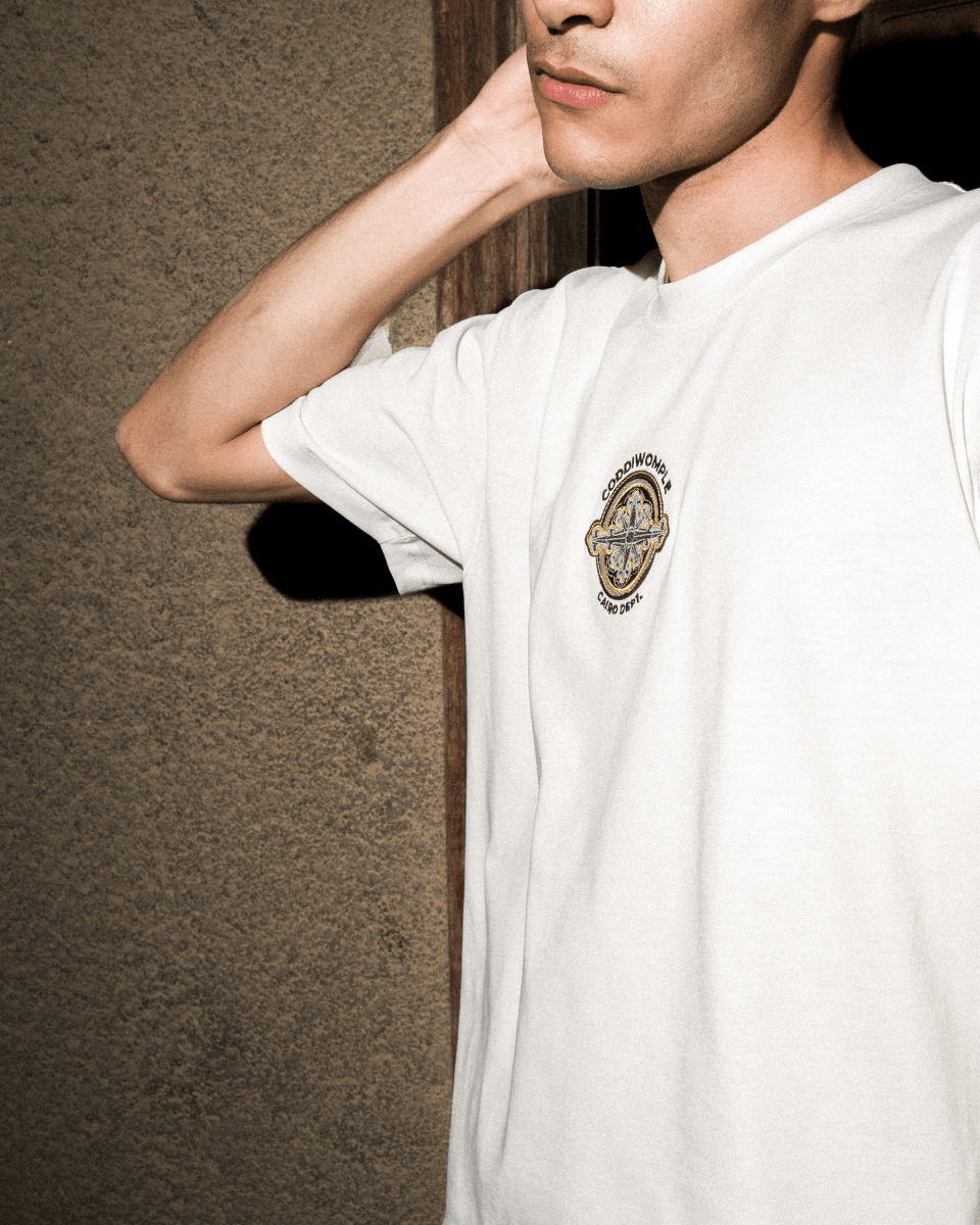 CODDIMETAL WHITE TEE - CODDIWOMPLE