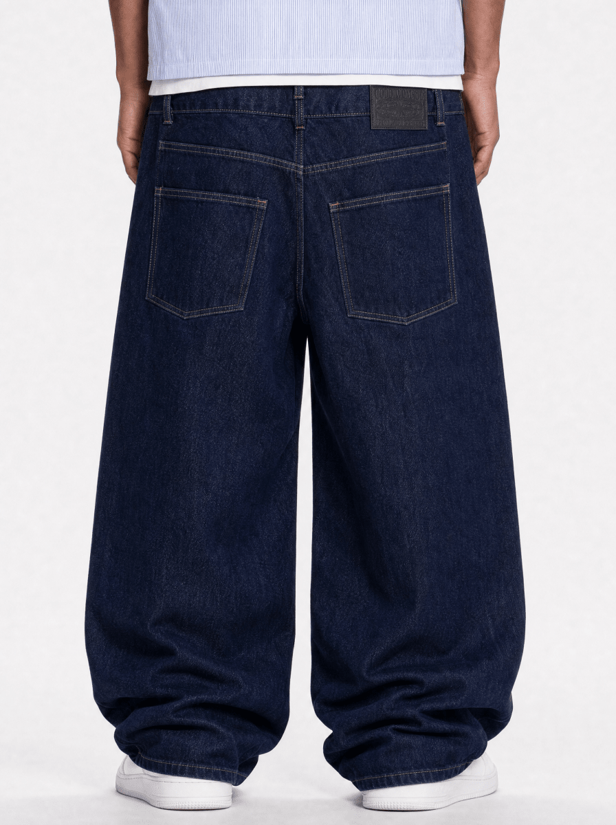 CODDIWOMPLE BAGGY RAW DENIM JEANS - CODDIWOMPLE