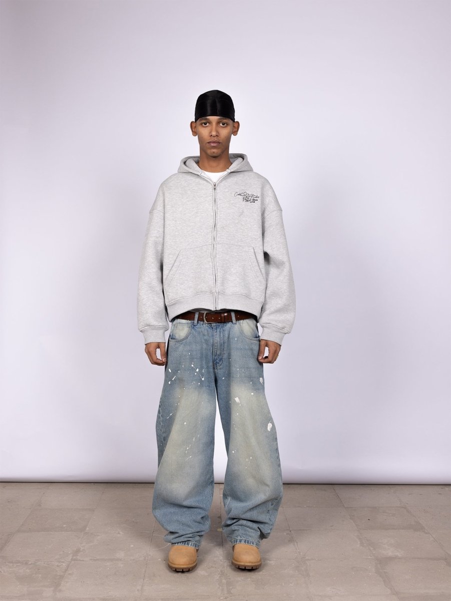 CODDIWOMPLE BASIC EMBROIDERED ZIPUP JACKET - CODDIWOMPLE