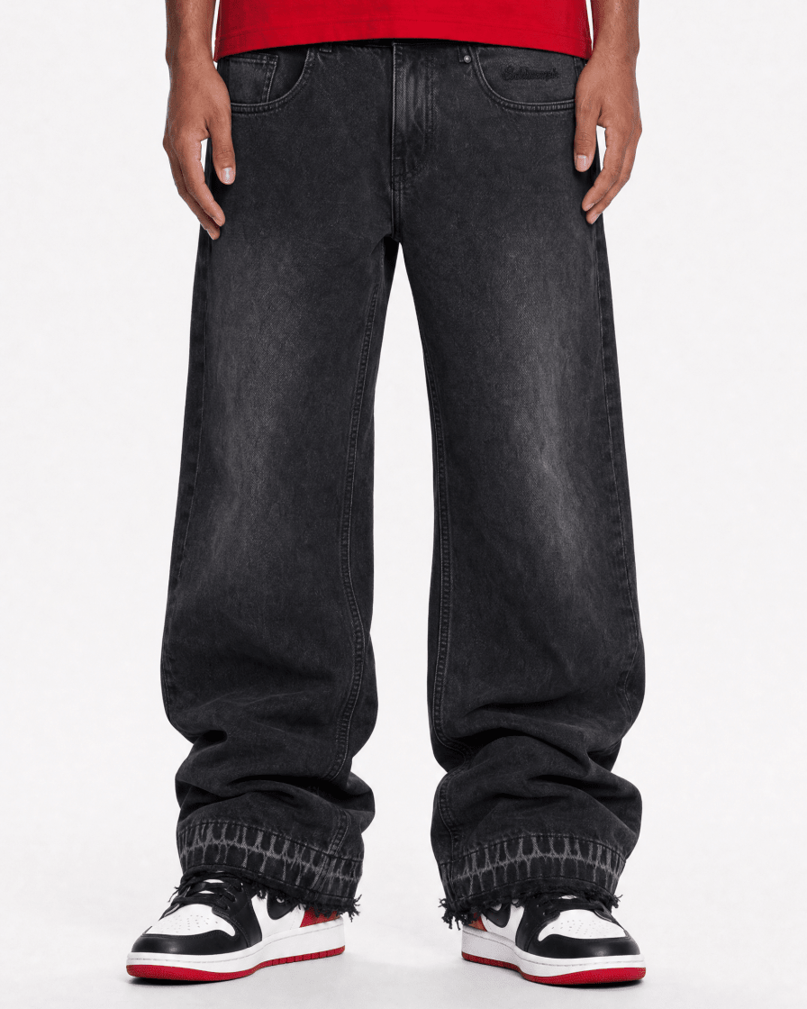 CODDIWOMPLE BLACK BOOTCUT JEANS - CODDIWOMPLE