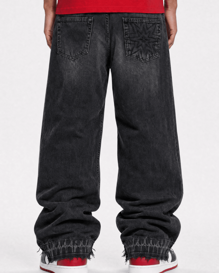 CODDIWOMPLE BLACK BOOTCUT JEANS - CODDIWOMPLE