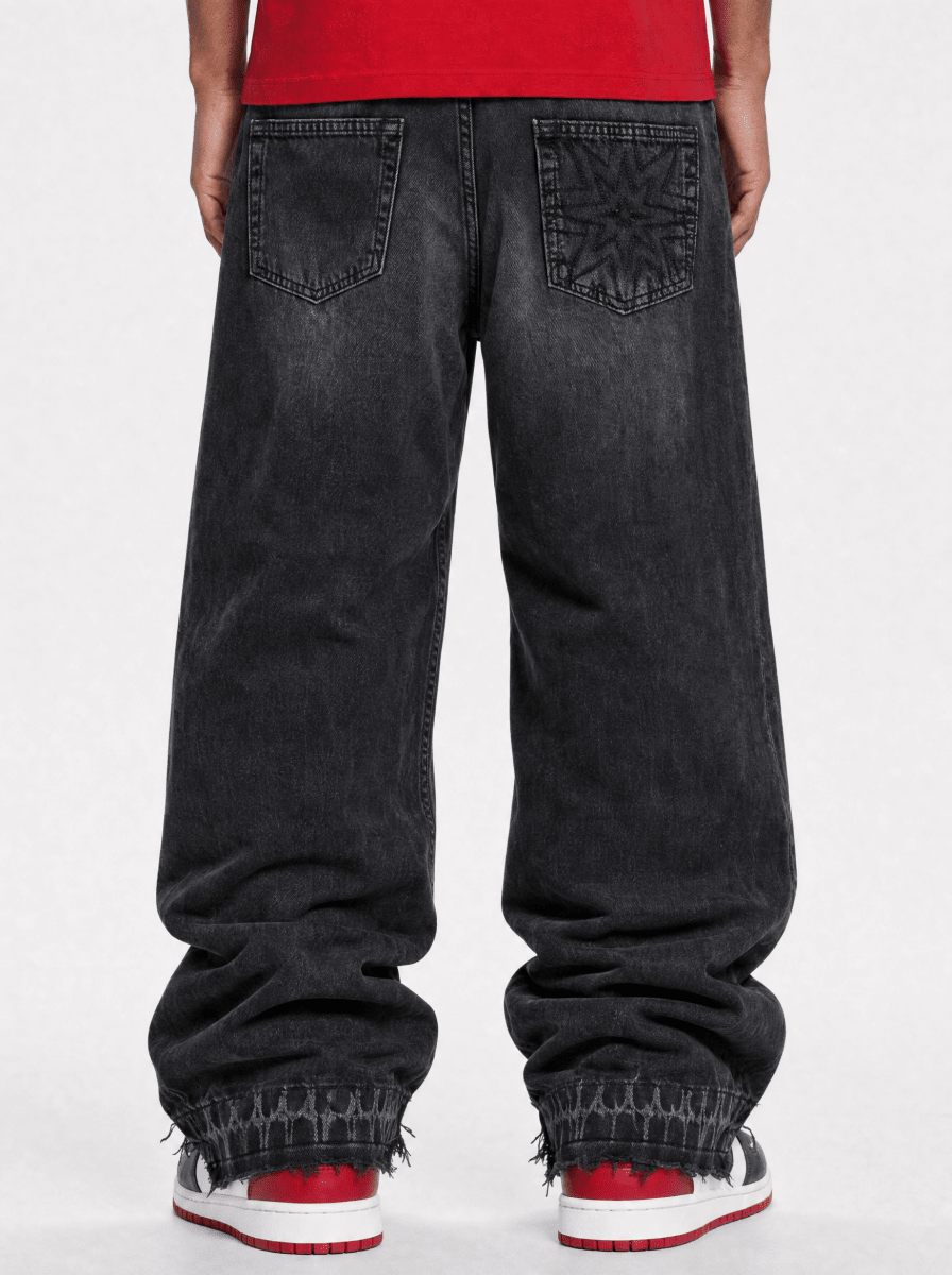 CODDIWOMPLE BLACK BOOTCUT JEANS - CODDIWOMPLE