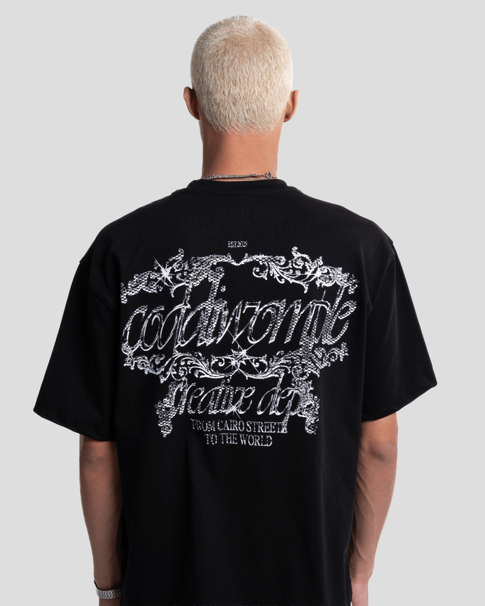 CODDIWOMPLE BLACK CHROME TEE - CODDIWOMPLE