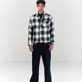 CODDIWOMPLE BLACK PLAID FLANNEL SHIRT - CODDIWOMPLE