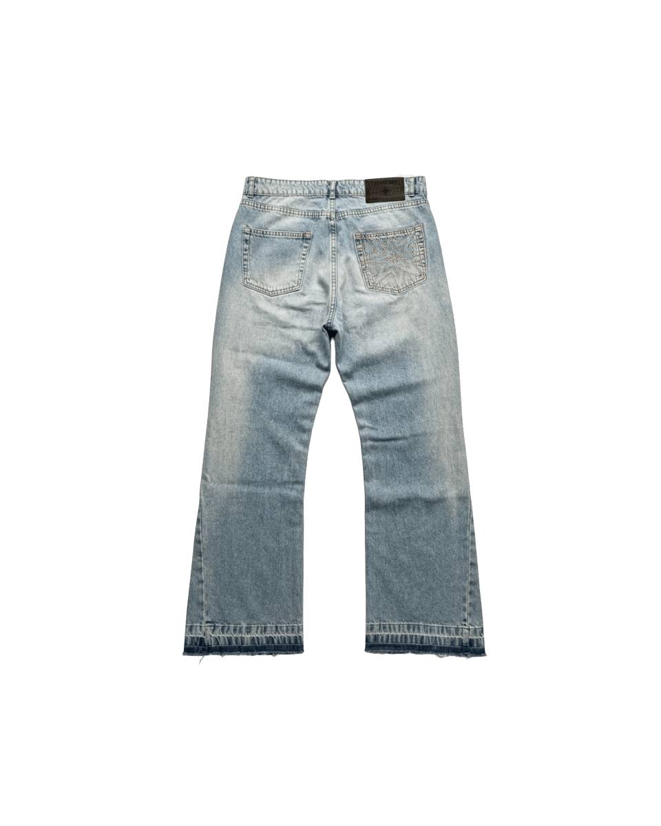 CODDIWOMPLE BLUE BOOTCUT JEANS - CODDIWOMPLE