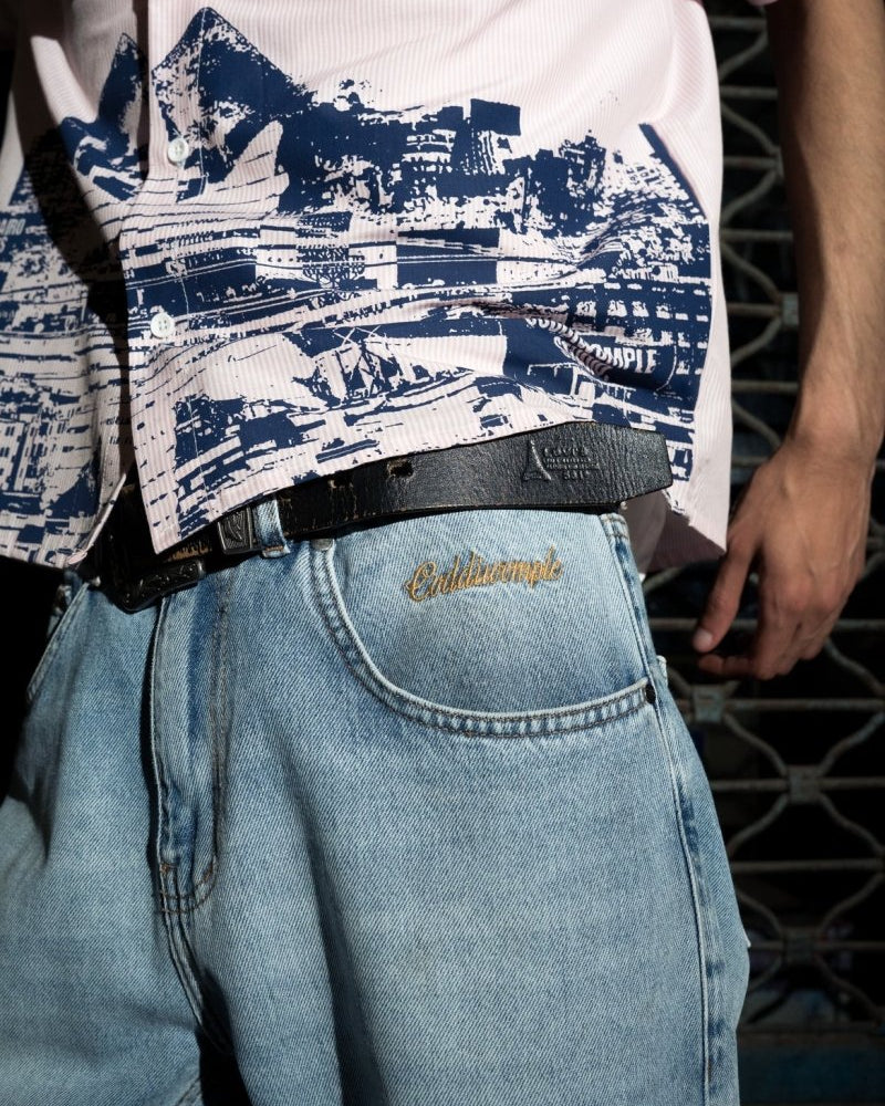 CODDIWOMPLE BLUE BOOTCUT JEANS - CODDIWOMPLE