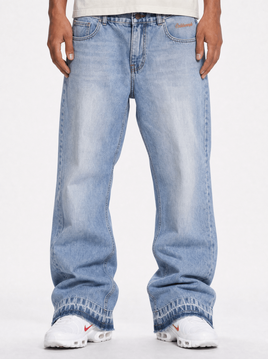 CODDIWOMPLE BLUE BOOTCUT JEANS - CODDIWOMPLE