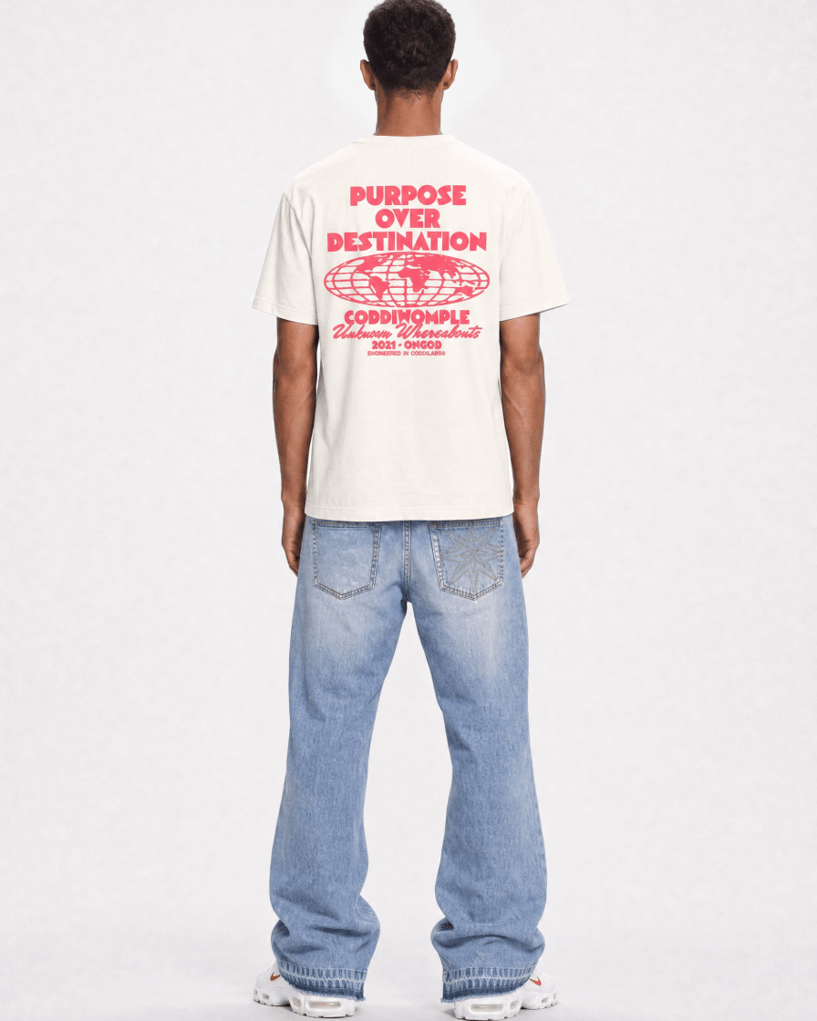 CODDIWOMPLE BLUE BOOTCUT JEANS - CODDIWOMPLE