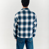 CODDIWOMPLE BLUE PLAID FLANNEL SHIRT - CODDIWOMPLE