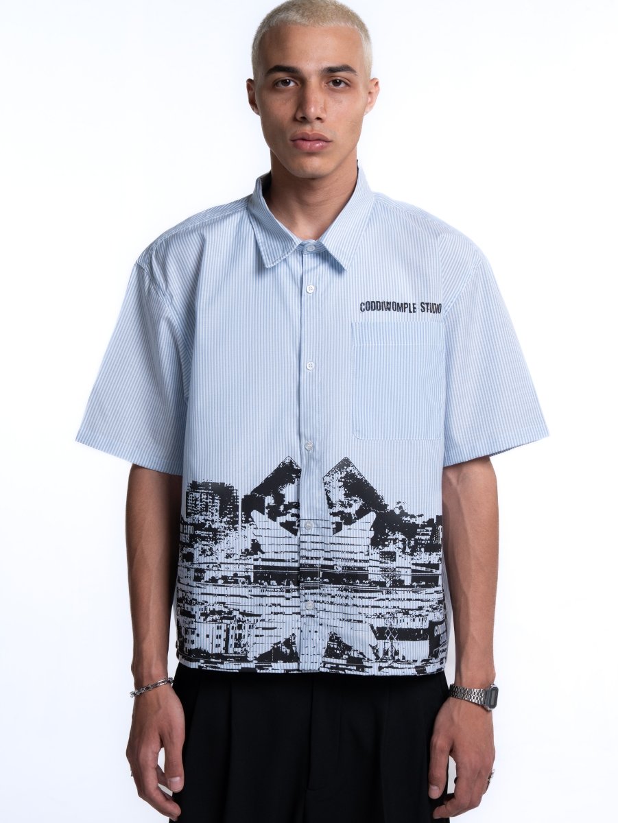 CODDIWOMPLE CITY STRIPED SHIRT - CODDIWOMPLE
