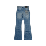 CODDIWOMPLE FLARED BLUE WOMEN JEANS - CODDIWOMPLE