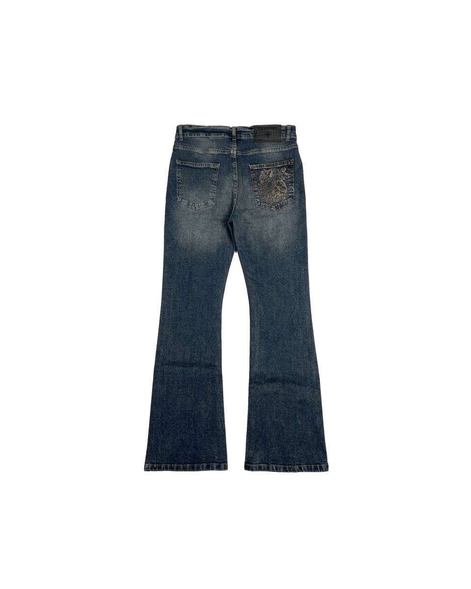 CODDIWOMPLE FLARED FADED WOMEN JEANS - CODDIWOMPLE