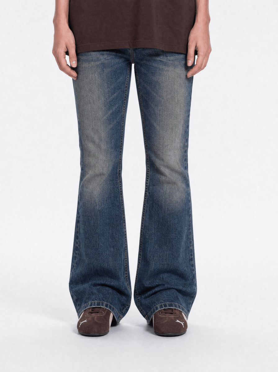 CODDIWOMPLE FLARED FADED WOMEN JEANS - CODDIWOMPLE