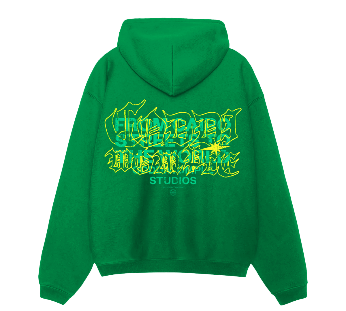 CODDIWOMPLE GREEN RAGE HOODIE - CODDIWOMPLE