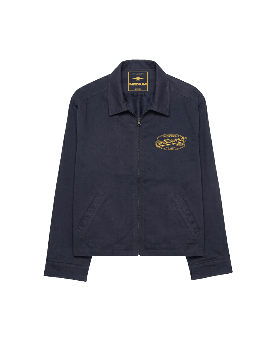 CODDIWOMPLE NAVY WORK JACKET - CODDIWOMPLE