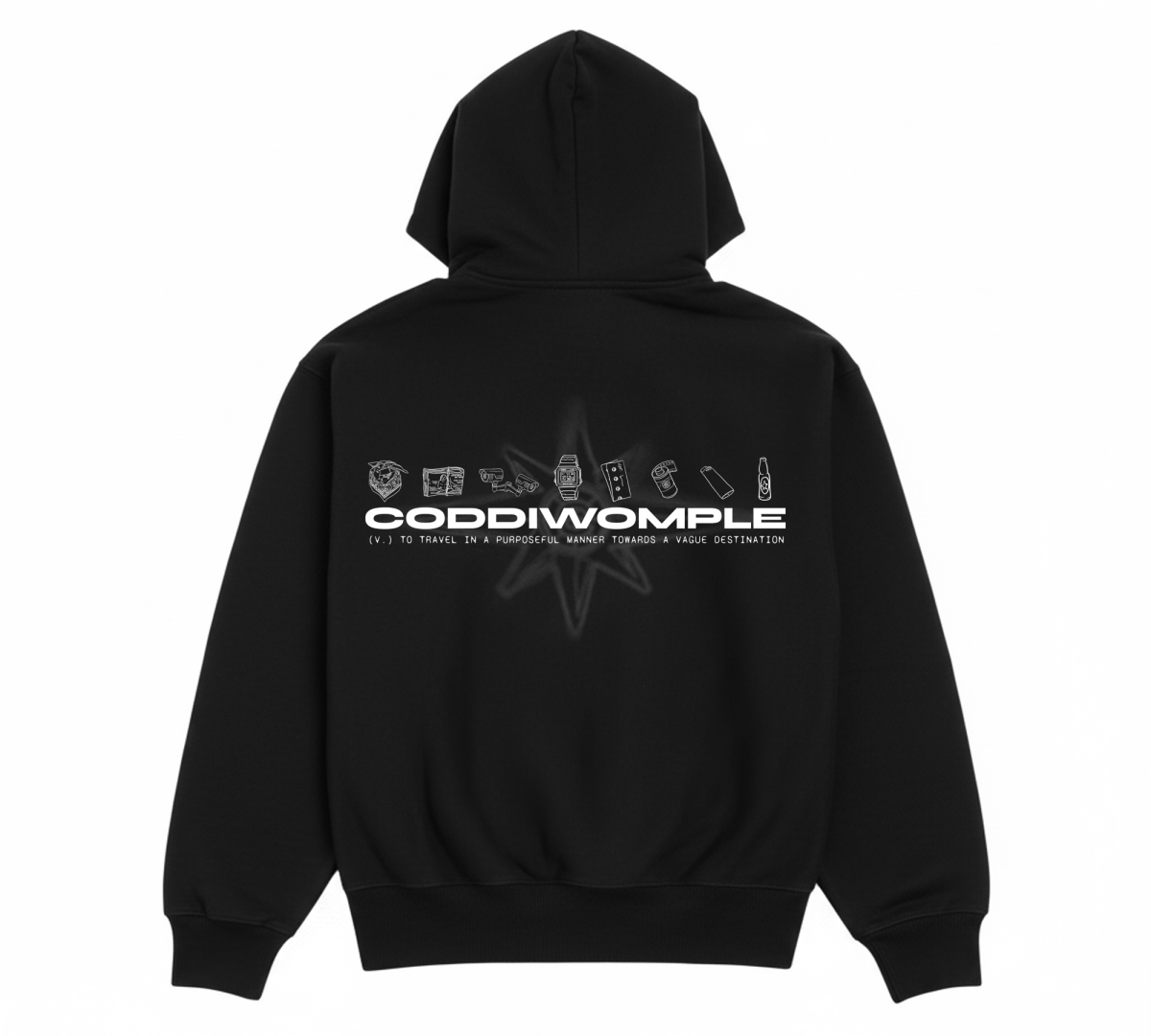 CODDIWOMPLE OG BLACK HOODIE - CODDIWOMPLE