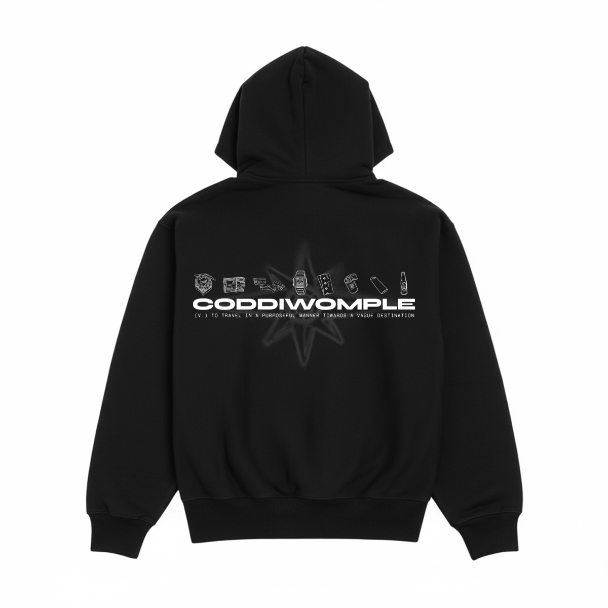CODDIWOMPLE OG BLACK HOODIE - CODDIWOMPLE