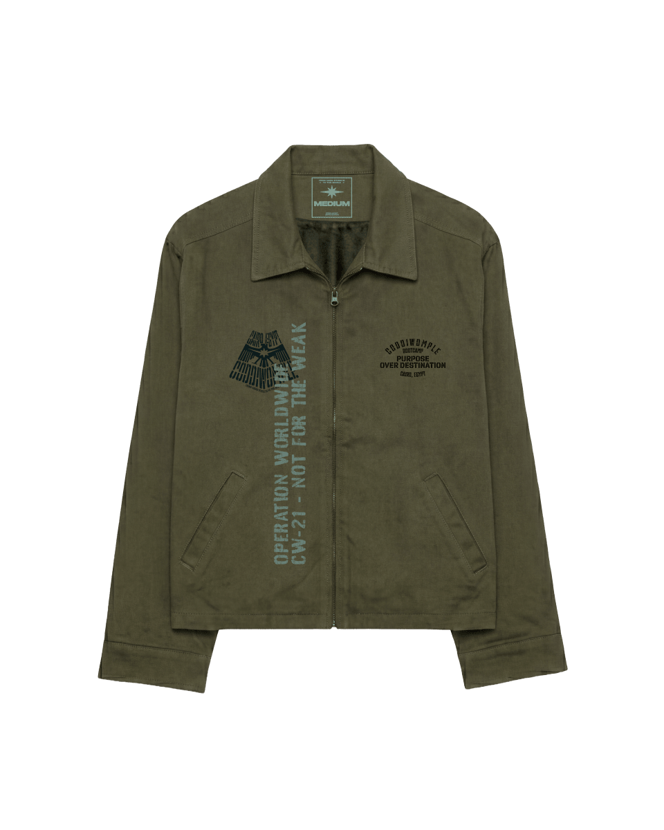 CODDIWOMPLE OLIVE WORK JACKET - CODDIWOMPLE
