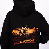 COLLISION BLACK HOODIE - CODDIWOMPLE