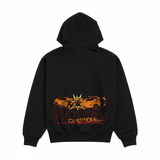 COLLISION BLACK HOODIE - CODDIWOMPLE