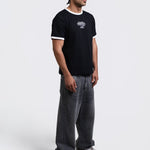 CREATIVE DEPT. BLACK RINGER TEE - CODDIWOMPLE