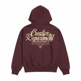 CREATIVE DEPT. MAROON HOODIE - CODDIWOMPLE