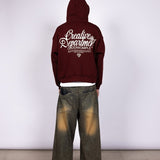 CREATIVE DEPT. MAROON HOODIE - CODDIWOMPLE