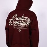 CREATIVE DEPT. MAROON HOODIE - CODDIWOMPLE