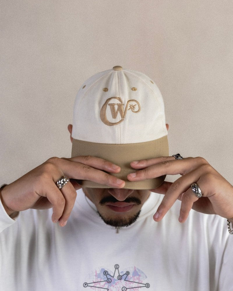CW 2-TONE BEIGE/WHITE CAP - CODDIWOMPLE
