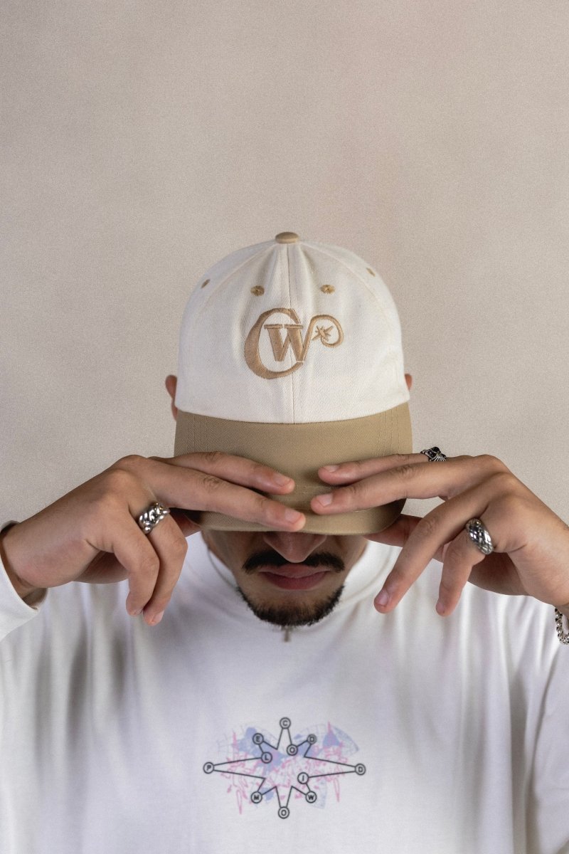 CW 2-TONE BEIGE/WHITE CAP - CODDIWOMPLE