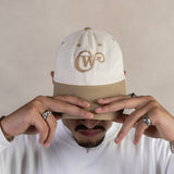 CW 2-TONE BEIGE/WHITE CAP - CODDIWOMPLE