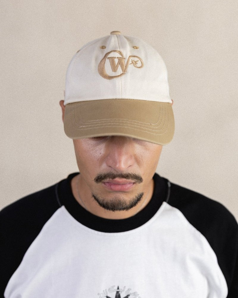 CW 2-TONE BEIGE/WHITE CAP - CODDIWOMPLE