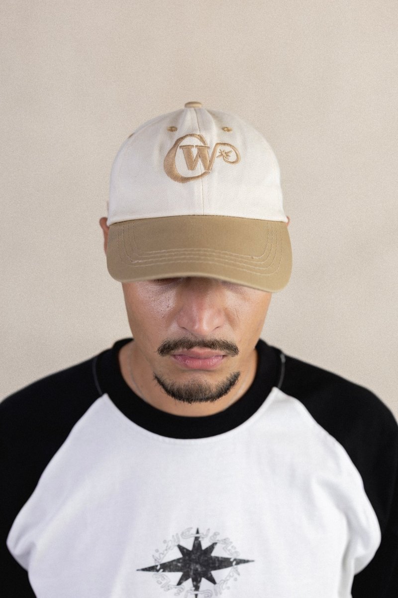 CW 2-TONE BEIGE/WHITE CAP - CODDIWOMPLE
