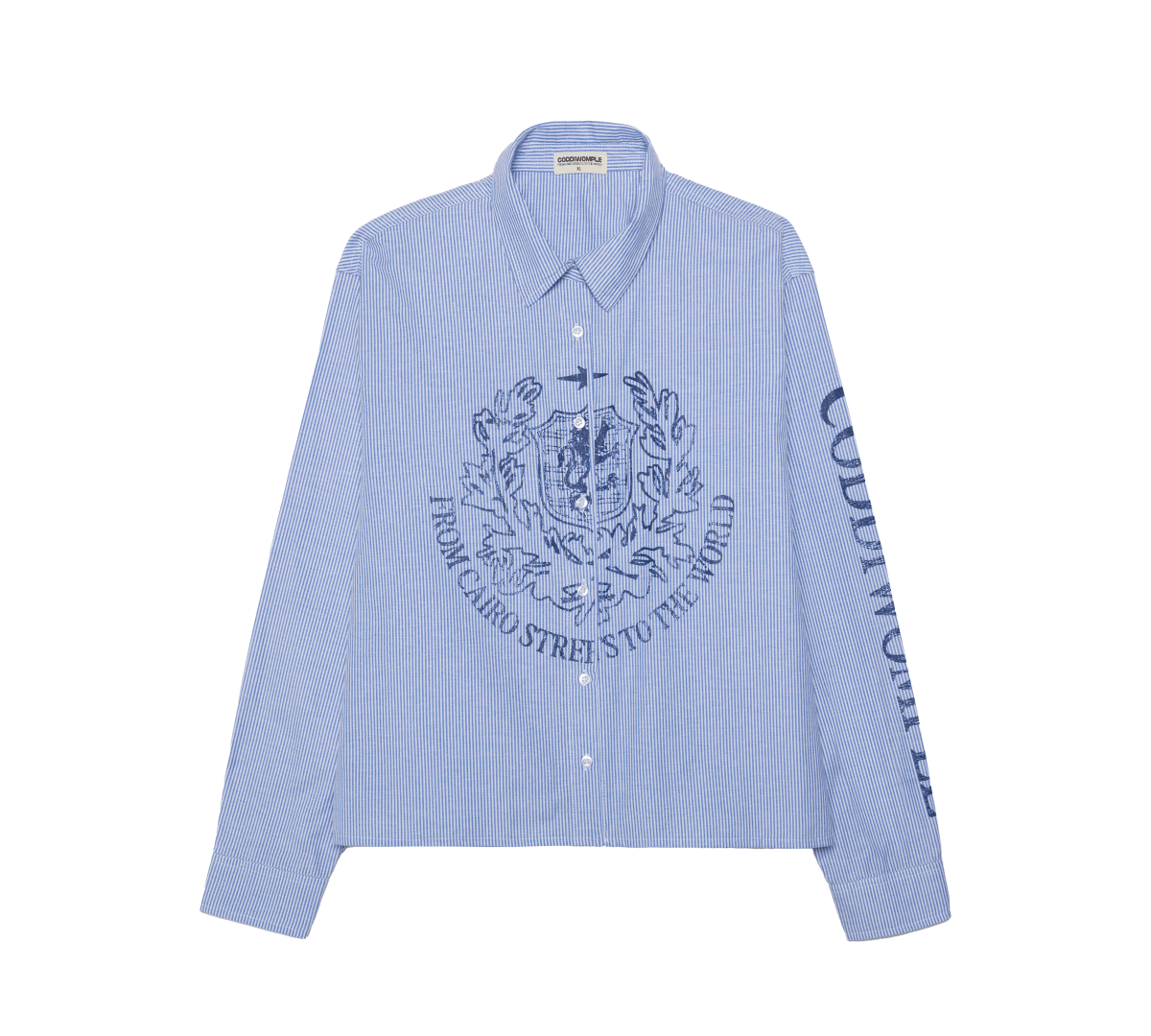 EFFED UP BLUE LONG SLEEVE SHIRT - CODDIWOMPLE