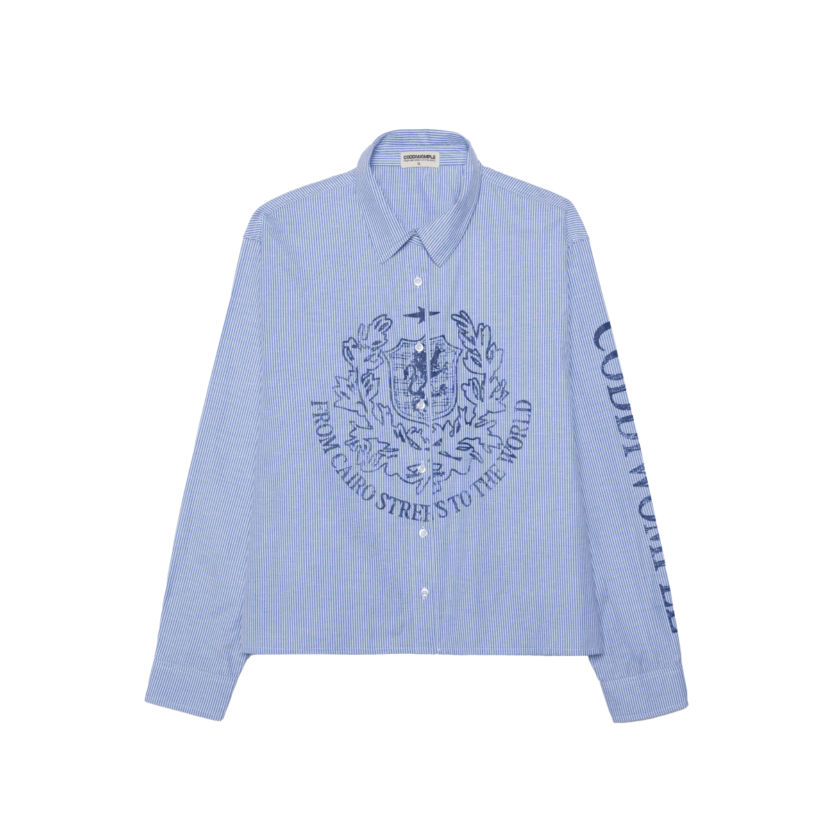 EFFED UP BLUE LONG SLEEVE SHIRT - CODDIWOMPLE