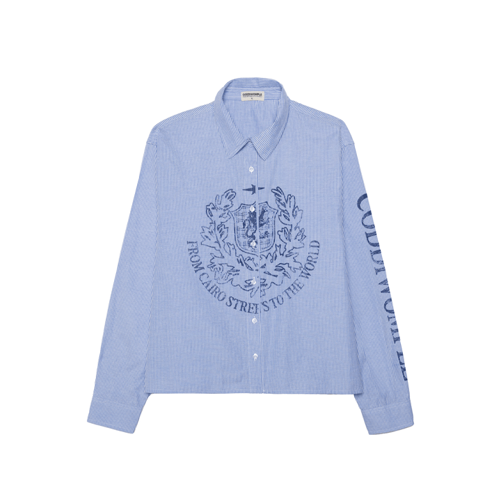 EFFED UP BLUE LONG SLEEVE SHIRT