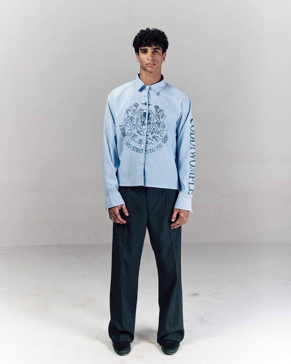 EFFED UP BLUE LONG SLEEVE SHIRT - CODDIWOMPLE