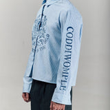 EFFED UP BLUE LONG SLEEVE SHIRT - CODDIWOMPLE