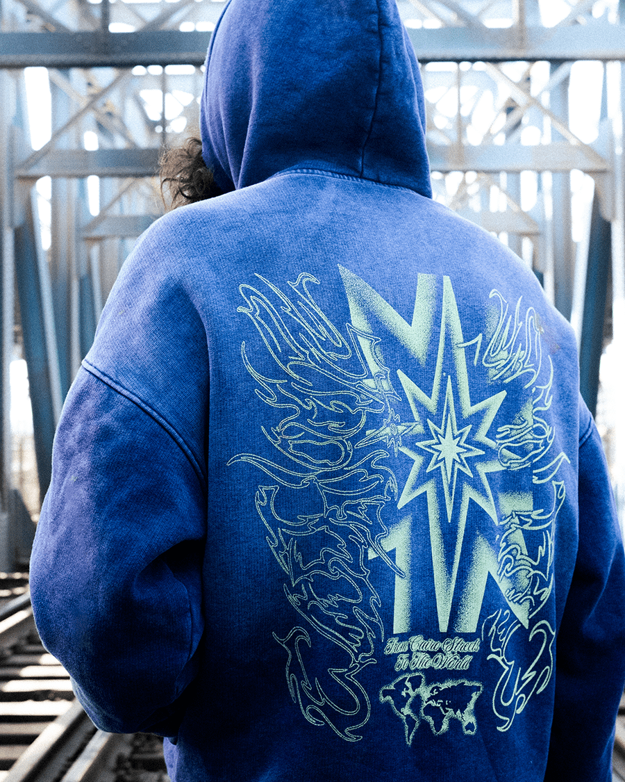ELECTRIC WASHED HOODIE - CODDIWOMPLE