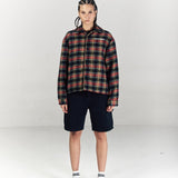 EMBER PLAIDED FLANNEL SHIRT - CODDIWOMPLE