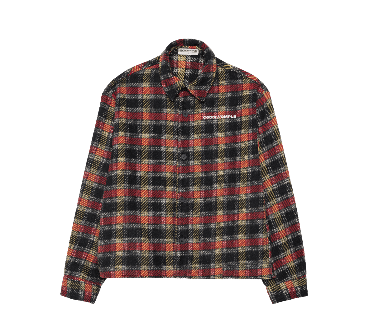 EMBER PLAIDED FLANNEL SHIRT - CODDIWOMPLE