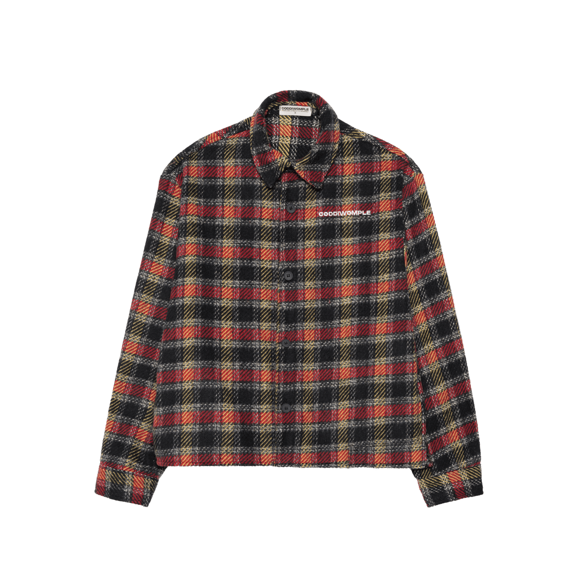 EMBER PLAIDED FLANNEL SHIRT - CODDIWOMPLE